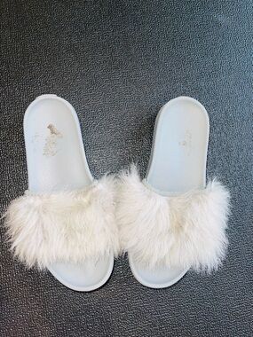 Ugg Fur Slippers Slides